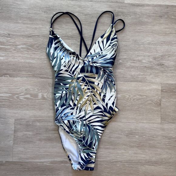 Hurley Other - Hurley Palm Print One-Piece Bathing Suit Women's-Size M